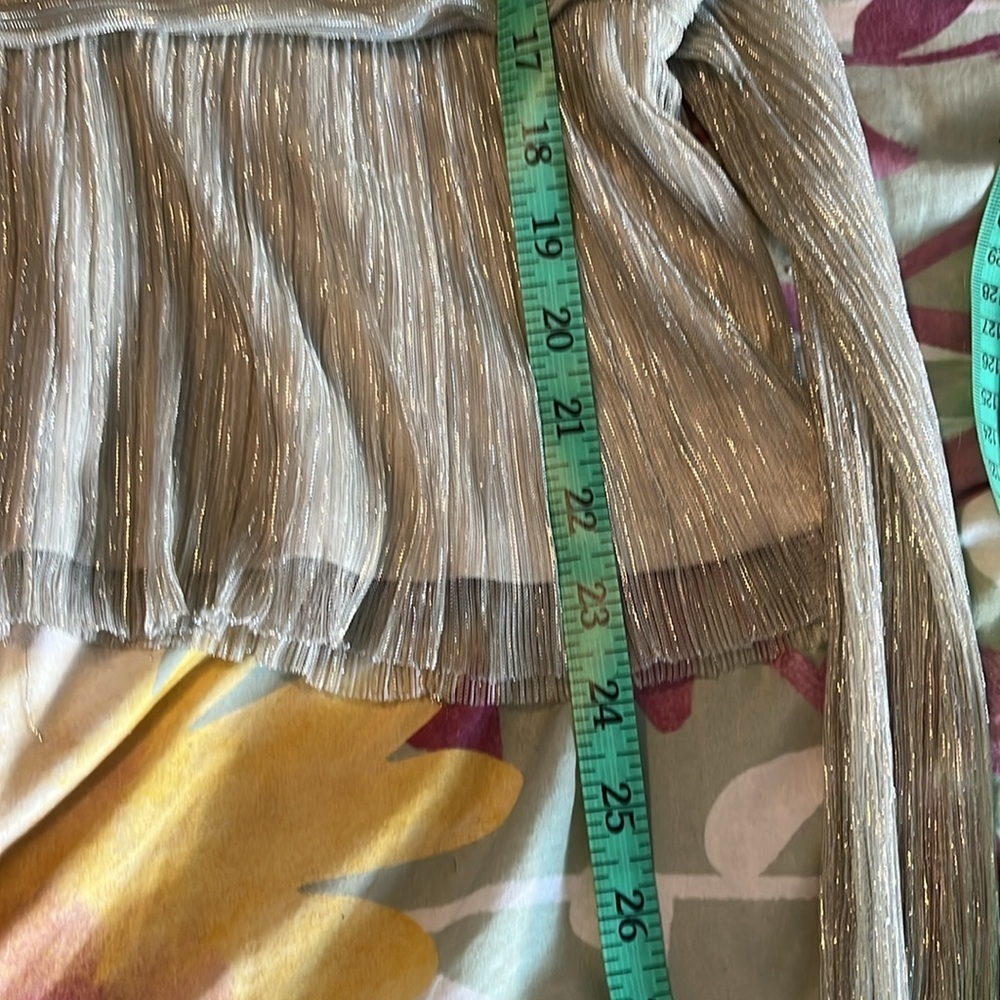 Glitter Wrap Blouse - image 7